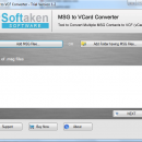 Softaken MSG to vCard Converter screenshot