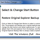 Windows 7 Start Button Changer screenshot