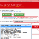 Convert Email MSG to PDF screenshot
