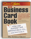 The Business Card Book, in HTML screenshot