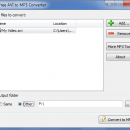 Free AVI to MP3 Converter screenshot