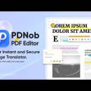 PDNob PDF Editor screenshot