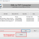 EML to TXT Converter screenshot