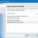 Import Contacts from MSG for Outlook screenshot