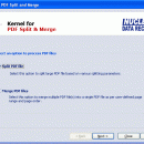 Kernel for PDF Split and Merge screenshot