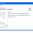 Recovery for Backup screenshot