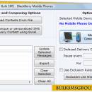 SMS BlackBerry Application screenshot