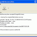 Recovery for PostgreSQL screenshot