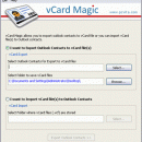 Move Outlook Address Book to vCard screenshot