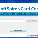 Move from vCard to Outlook screenshot