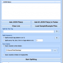 Split JSON Files Into Multiple Files Software screenshot