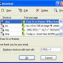 RapidKey Autotext screenshot