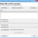 EML to DOC Converter screenshot