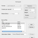 FLV Crunch for Mac screenshot