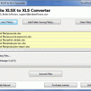 XLSX to XLS File Converter screenshot