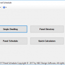 Loadcalc 2017 Panel Schedule screenshot