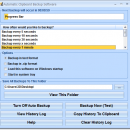 Automatic Clipboard Backup Software screenshot