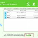 iSeePassword - iTunes Password Recovery V2.1.3.0 screenshot