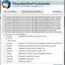 Thunderbird Mails to PST screenshot
