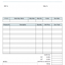 Sales Invoice Template screenshot