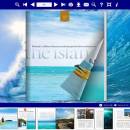 Flash Flip Book Templates of Sea Theme screenshot