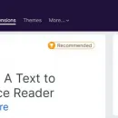 Read Aloud for Firefox screenshot