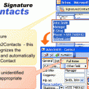 Signature2Contacts for Outlook screenshot