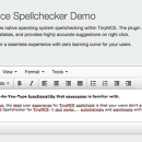 TinyMce Spellchecker Demo screenshot