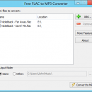 Free FLAC to MP3 Converter screenshot