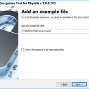 Avast Decryption Tool for Rhysida screenshot