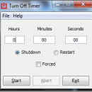 Turn Off Timer Portable screenshot