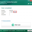 Kaspersky ScatterDecryptor screenshot