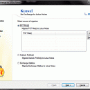 Kernel for Exchange to Lotus Notes screenshot