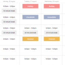 Express Schedule Plus Scheduling Software for Mac screenshot