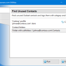Find Unused Contacts for Outlook screenshot