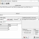 Multivariable calculator - SimplexCalc screenshot