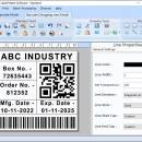 Standard Barcode Sticker Creator Program screenshot