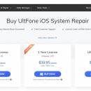 UltFone iOS System Repair screenshot