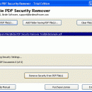 Change Security of PDF screenshot