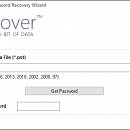 PST Password Recovery Outlook 2010 screenshot