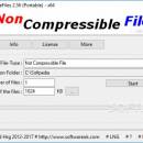 NonCompressibleFiles Portable screenshot