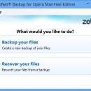 zebNet Backup for Opera Browser Free Edition screenshot