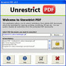 PCVARE Unrestrict PDF screenshot