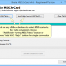 Convert MSG to vCard screenshot