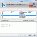 Windows Live Mail Contacts Import PST screenshot