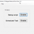 Windows 10 Mapped Network Drive Fixer screenshot
