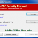 Unlock Secured PDF screenshot