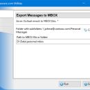 Export Messages to MBOX for Outlook screenshot