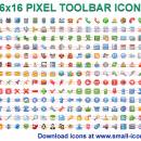 16x16 Pixel Toolbar Icons screenshot