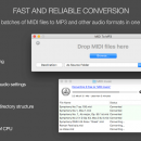 MIDI to MP3 converter for Mac screenshot